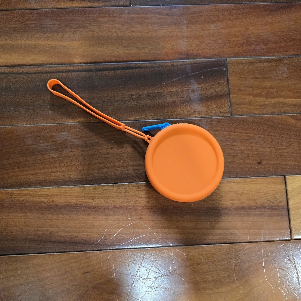 Rad Rev Orange Silicone Coin Pouch